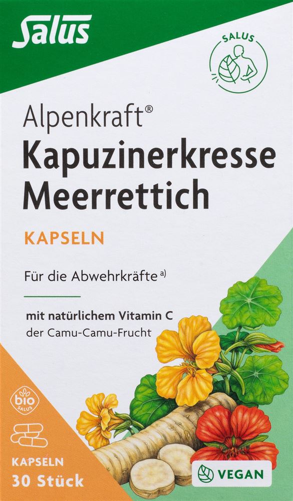 Salus Alpenkraft Kapuzinerkresse-Meerrettich Kaps 30 Stk