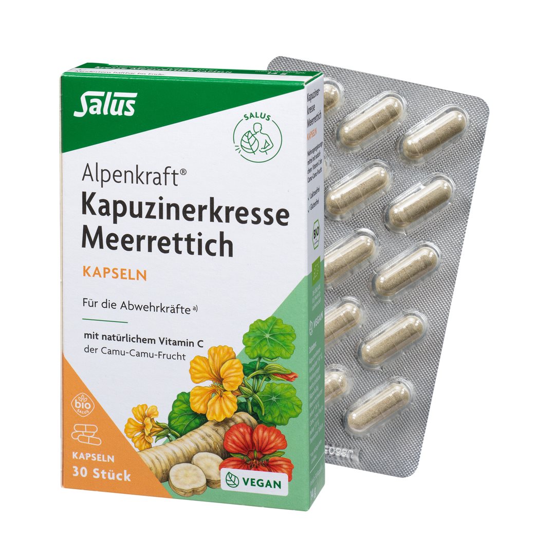 Salus Alpenkraft Kapuzinerkresse-Meerrettich Kaps 30 Stk