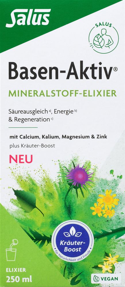 Salus Basen-Aktiv Mineralstoff-Kräuter Elix Glasfl 250 ml