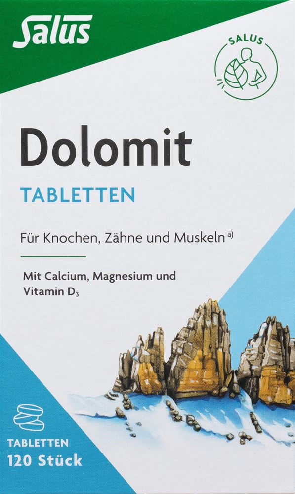 Salus Dolomit Calcium Magnesium + D3 Tabl 120 Stk