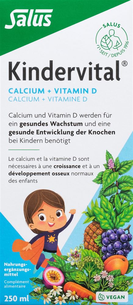 Salus Kindervital Multivitamin Calcium Tonikum Fl 250 ml