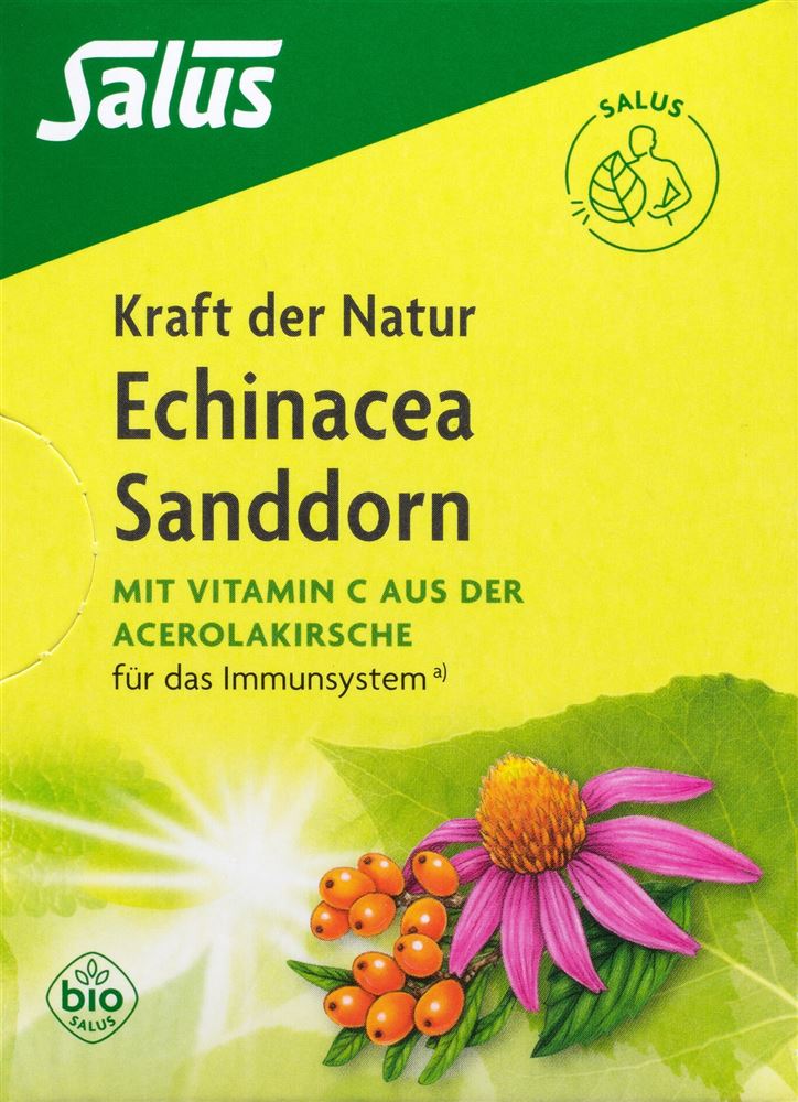 Salus Kraft der Natur Tee Echinacea Sanddorn Bio Btl 15 Stk