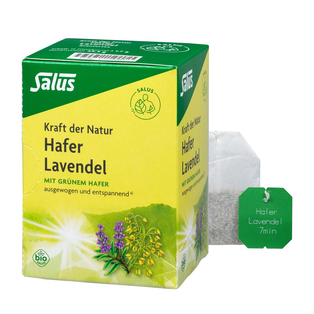 Salus Tee Kraft der Natur Hafer Lavendel Bio Btl 15 Stk