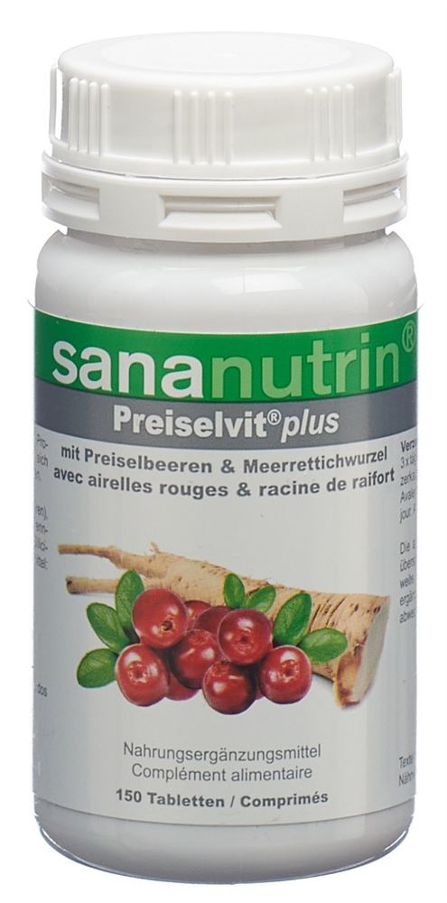 Sananutrin Preiselvit Plus Tabletten Ds 150 Stück