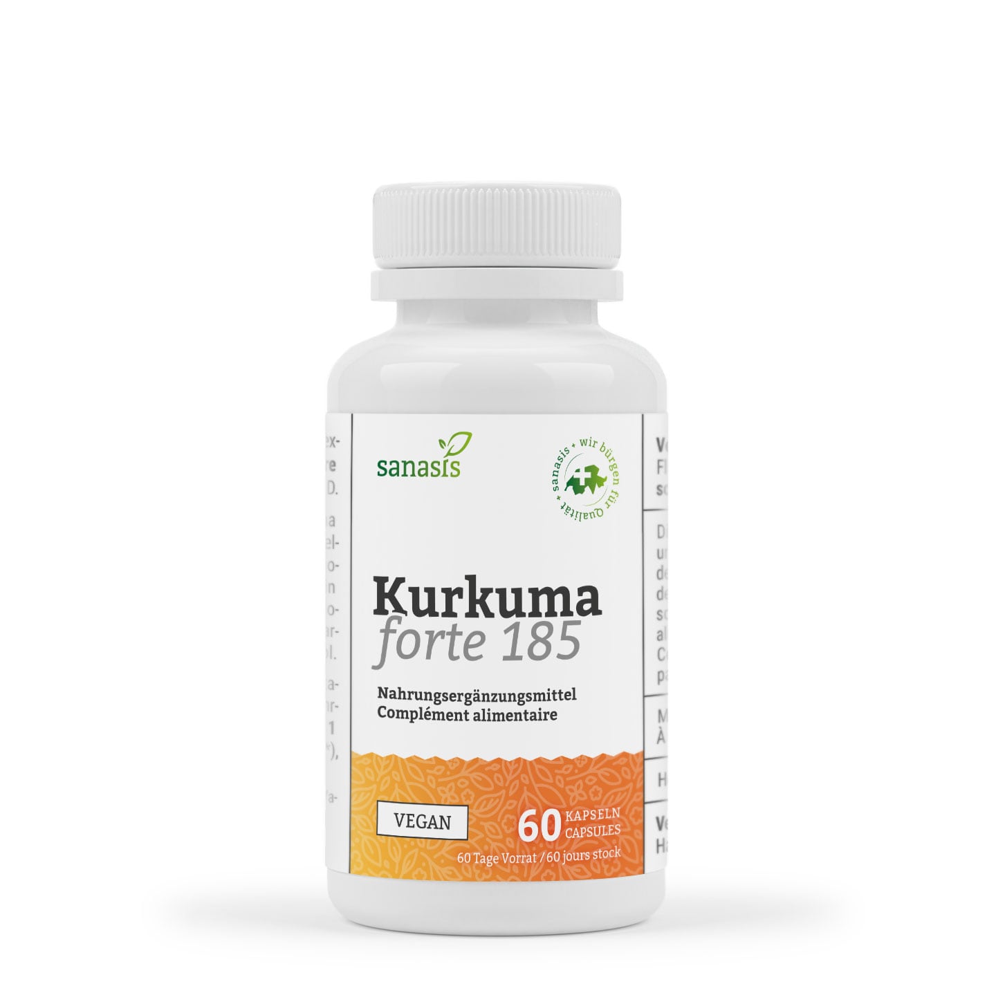 Sanasis Kurkuma Fort Kapseln 60 Stück