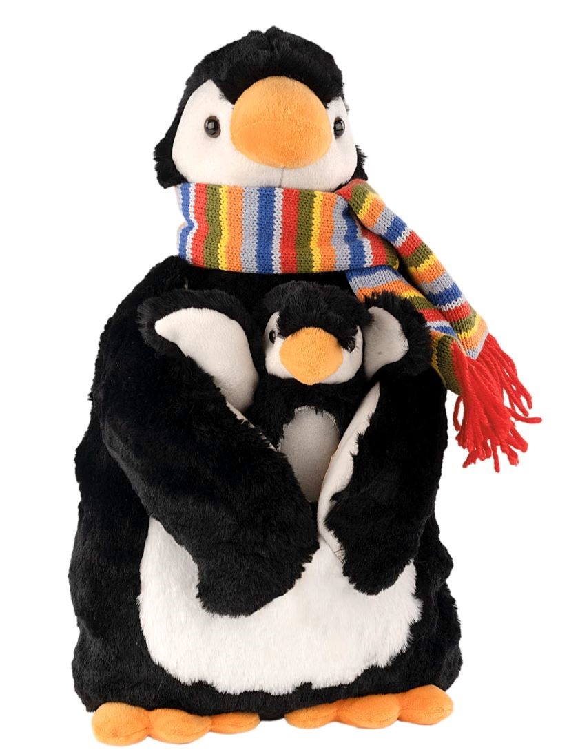 Sänger Wärmflasche Plüschtier 0.8l Pinguin James