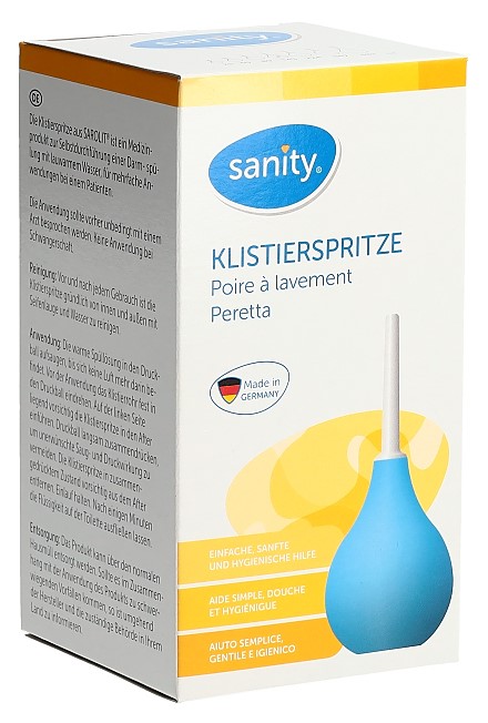 Sanity Birnspritze Gr7 143ml zweiteilig