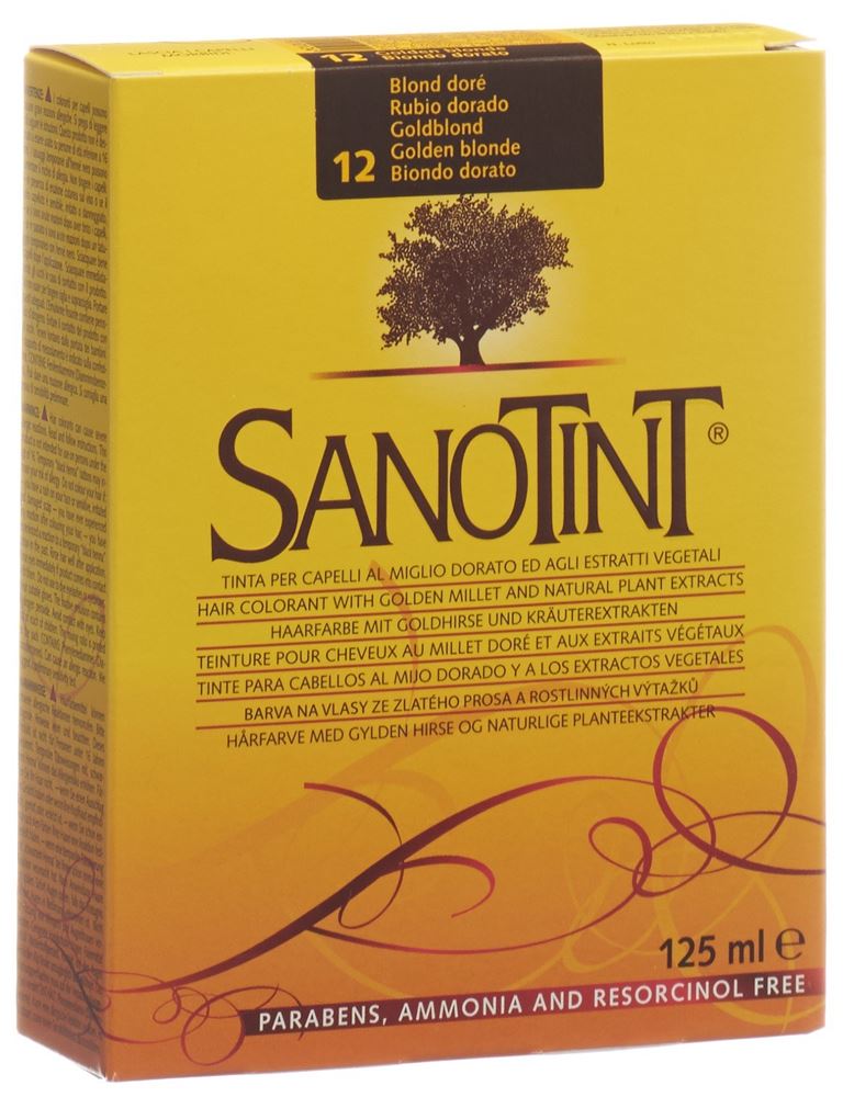 Sanotint Haarfarbe 12 goldblond