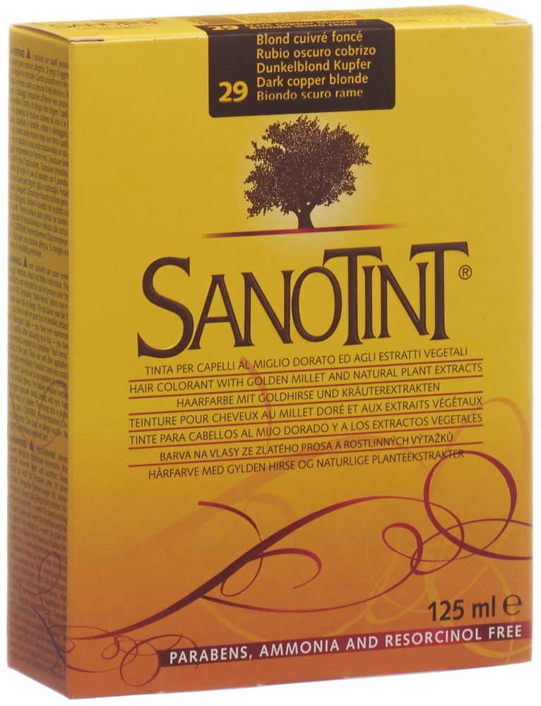 Sanotint Haarfarbe 29 dunkelblond kupfer