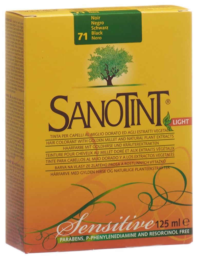 Sanotint Sensitive Light Haarfarbe 71 schwarz