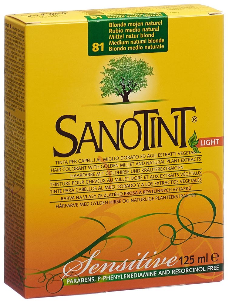 Sanotint Sensitive Light Haarfarbe 81 mittel naturblond