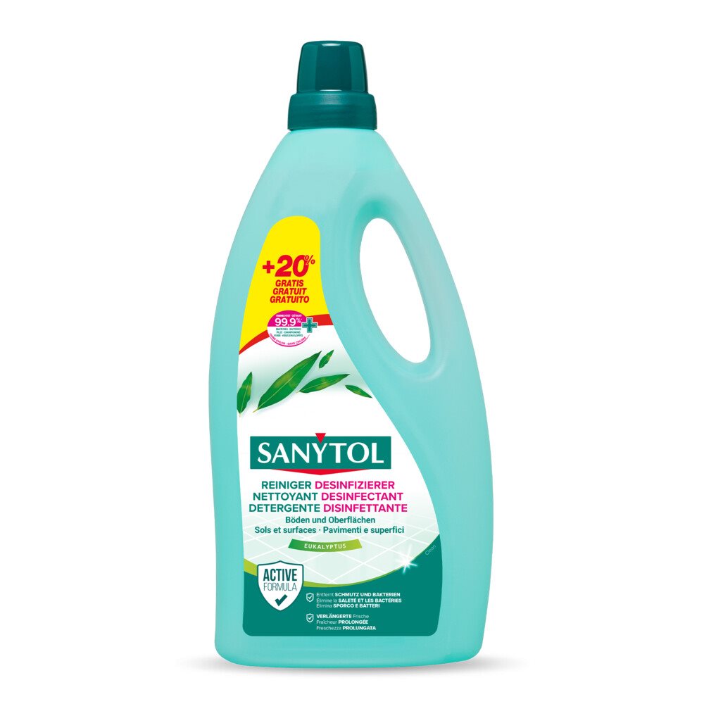 Sanytol Reiniger Desinfizierer Böden & Oberflächen +20% gratis Fl 1.2 lt