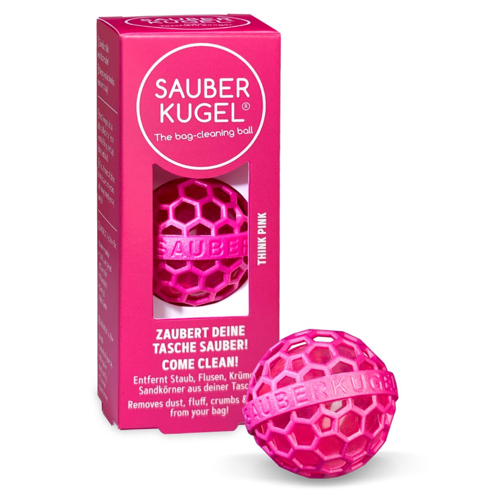 Sauberkugel Taschenreiniger pink