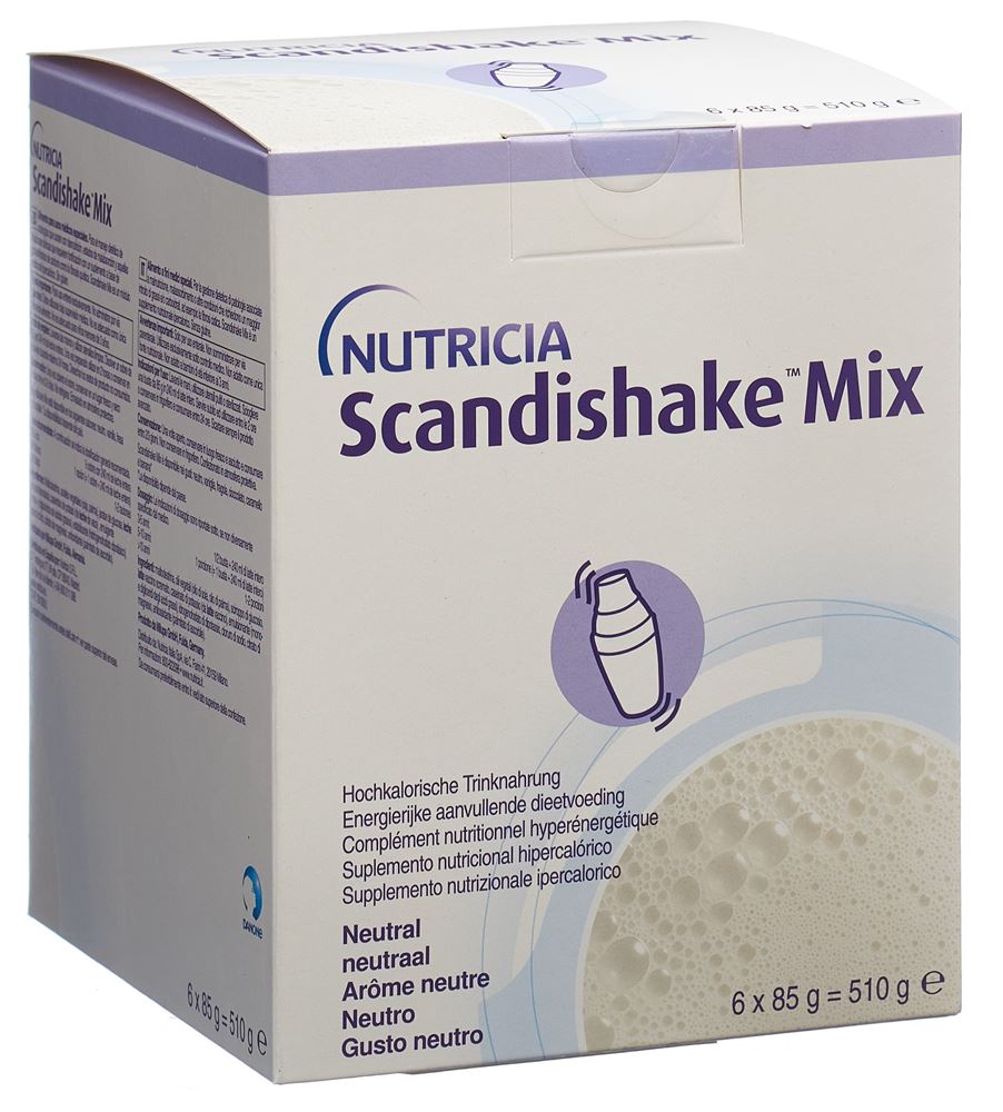 Scandishake Mix Plv Neutral 6 Btl 85 g