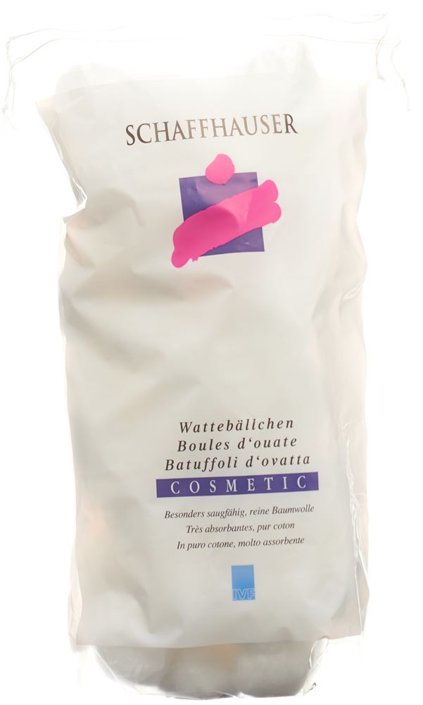Schaffhauser Wattebällchen Cosmet weiss 60 g