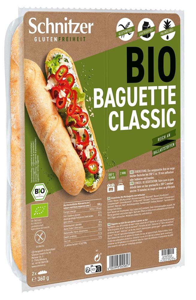 Schnitzer Bio Baguette Classic 360 g