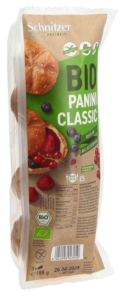 Schnitzer Panini Classic hell Bio Btl 188 g