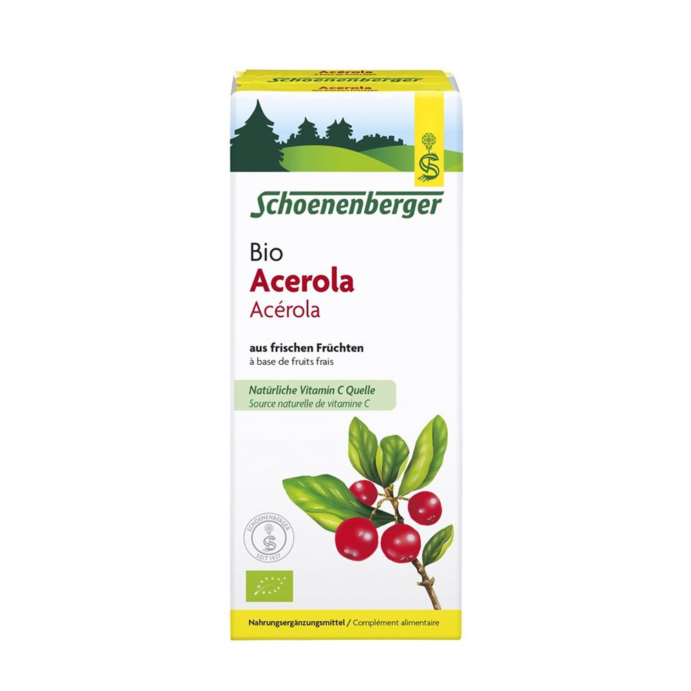 Schoenenberger Acerola aus frischen Früchten Bio Fl 200 ml