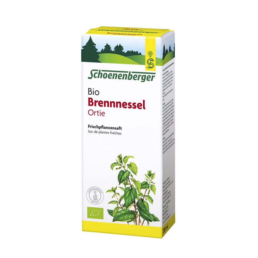Schoenenberger Brennnessel Frischpflanzensaft Bio Fl 200 ml