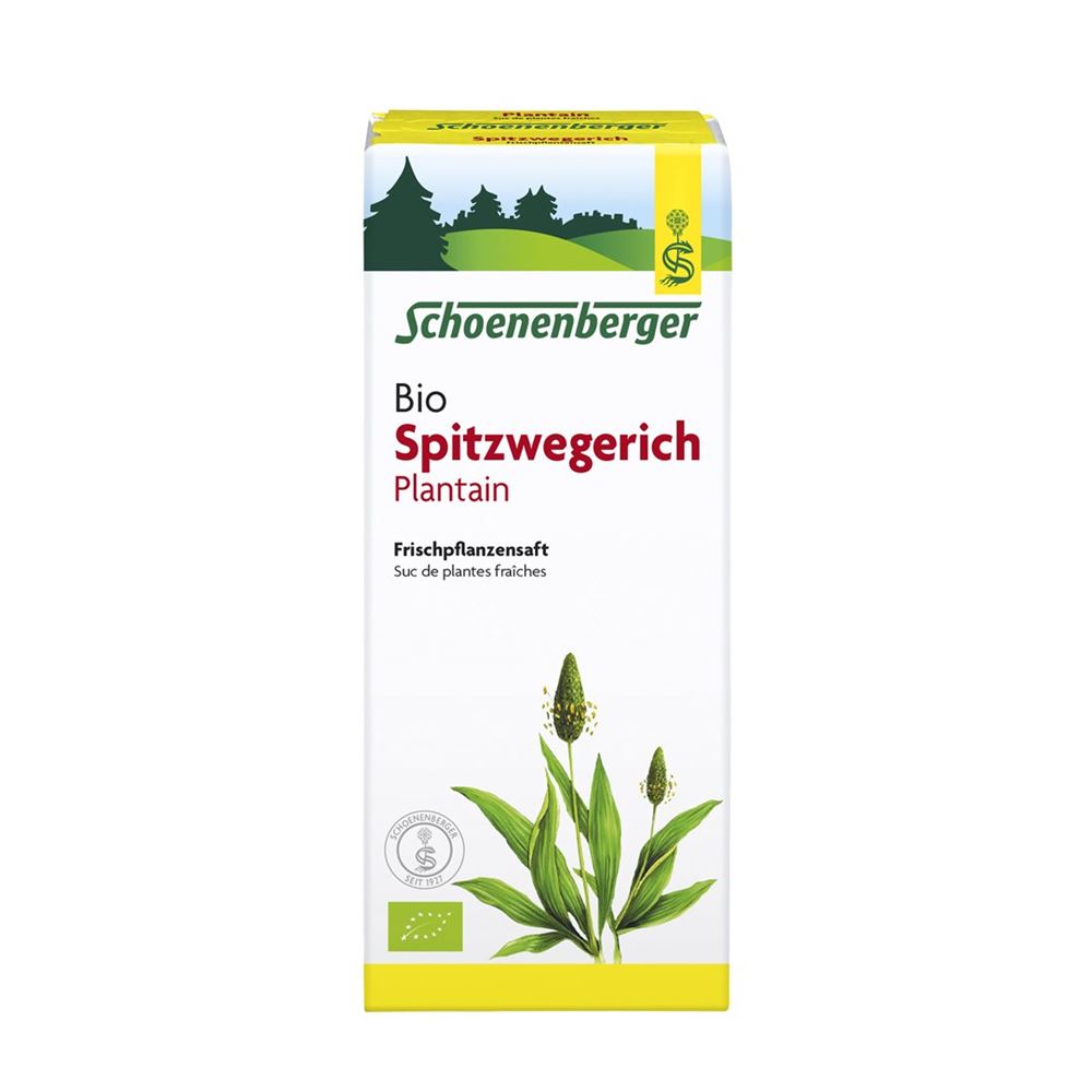 Schoenenberger Spitzwegerich Frischpflanzensaft Bio Fl 200 ml