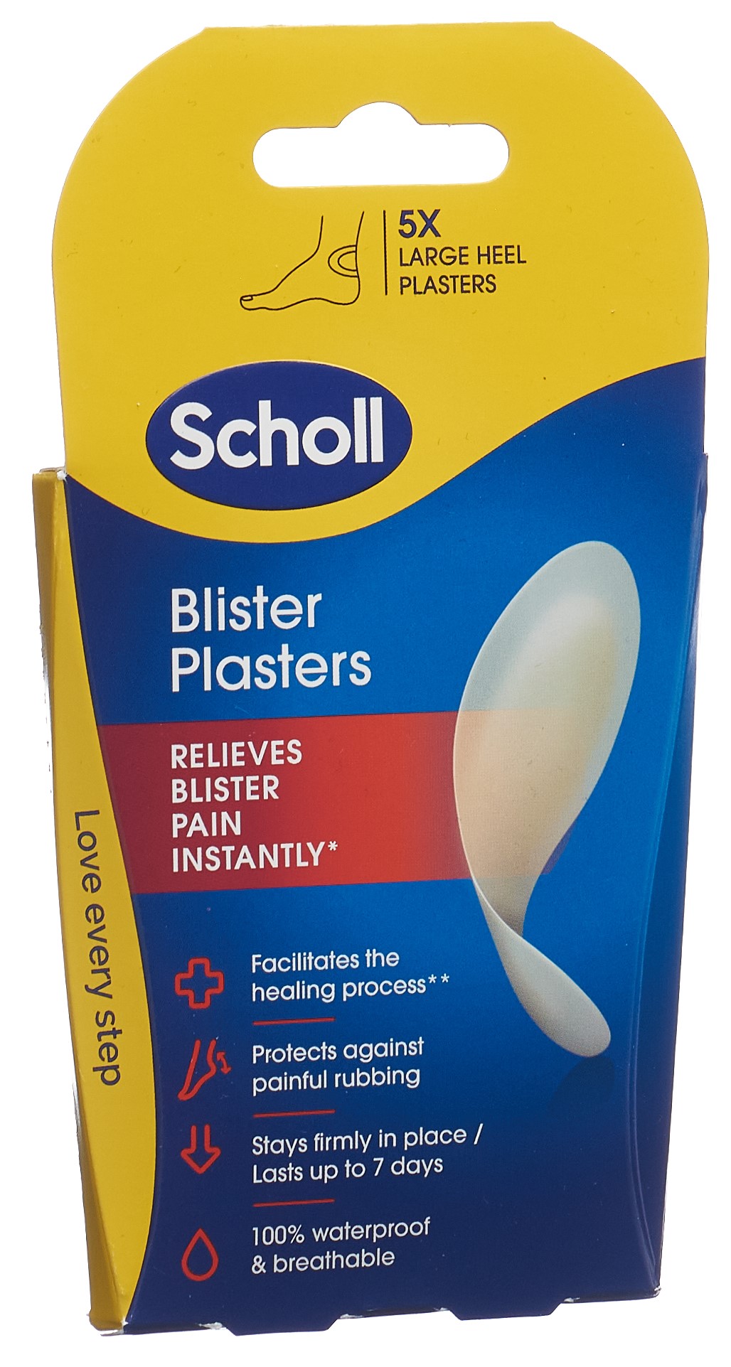 Scholl Blasenpflaster Fersen Box 5 Stk