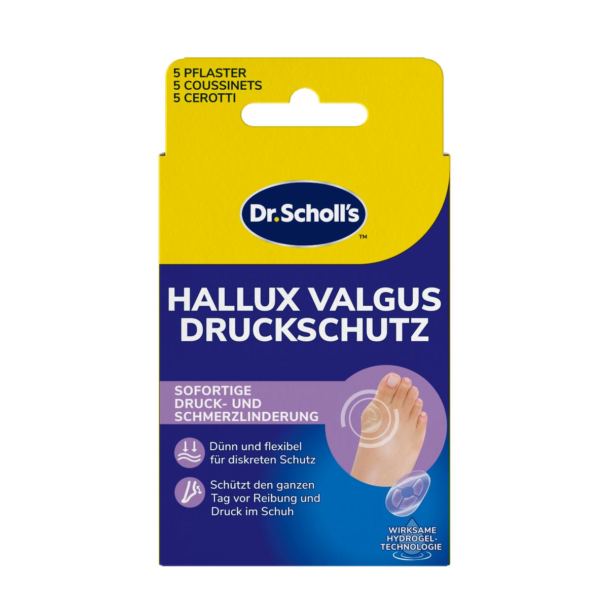 Scholl Druckschutz Hallux Valgus 5 Stk