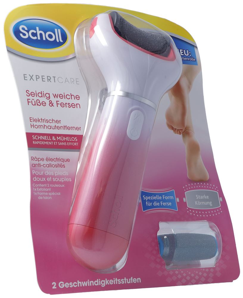 Scholl ExpertCare elektrischer Hornhautentferner lila