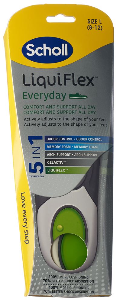 Scholl LiquidFlex Einlegesohle L Everyday 1 Paar