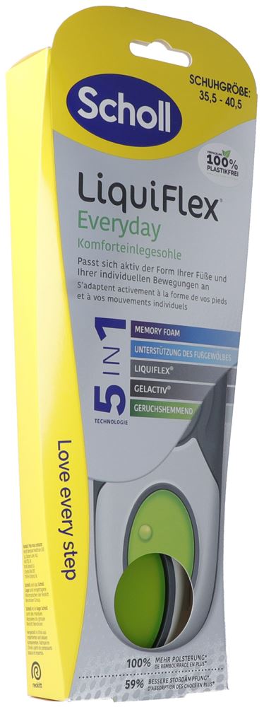 Scholl LiquidFlex Einlegesohle S Everyday 1 Paar
