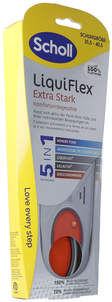 Scholl LiquidFlex Einlegesohle S Extra Support 1 Paar