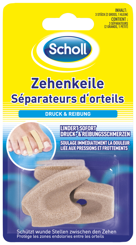 Scholl Zehenkeile 1 klein/2 gross