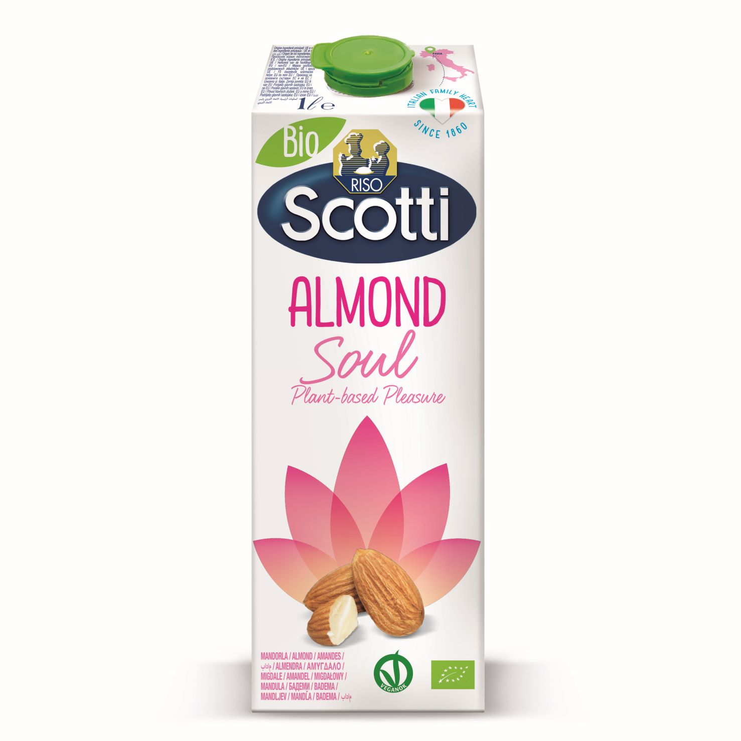 Scotti Mandel-Drink Natural Bio ohne Zucker 1 lt