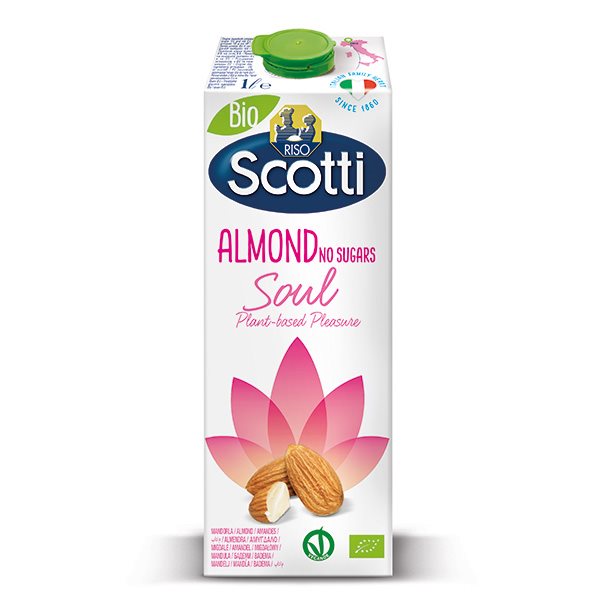 Scotti Mandel-Drink Natural Bio ohne Zucker 1 lt
