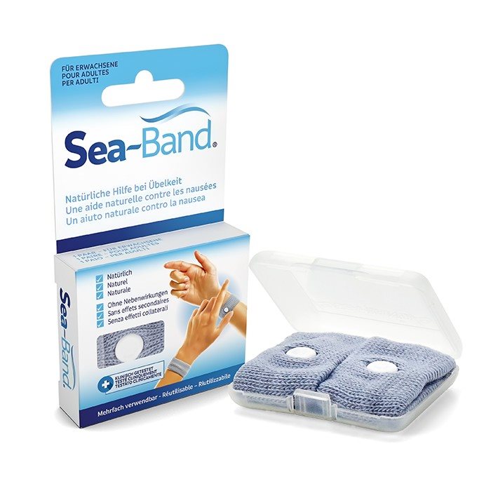 Sea-Band Akupressurband Erwachsene grau 1 Paar