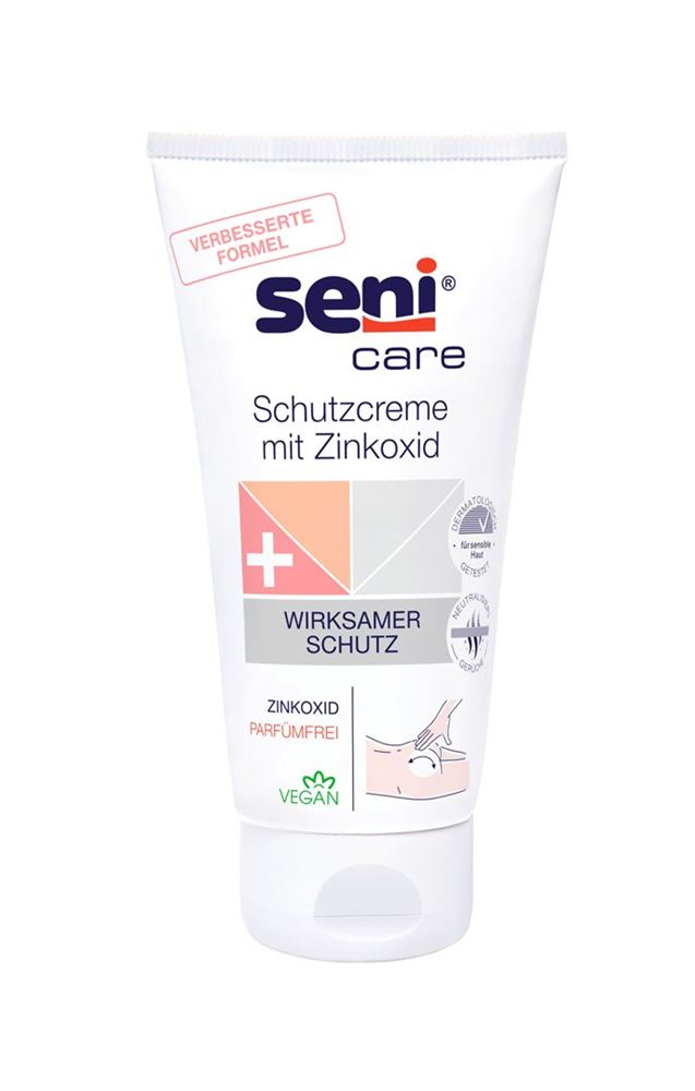 Seni Care Hautschutzcreme mit Zinkoxid parfümfrei 150 ml