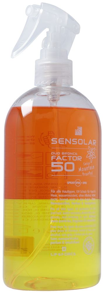 Sensolar Sonnenspray LSF 50 ohne Emulgatoren 400 ml