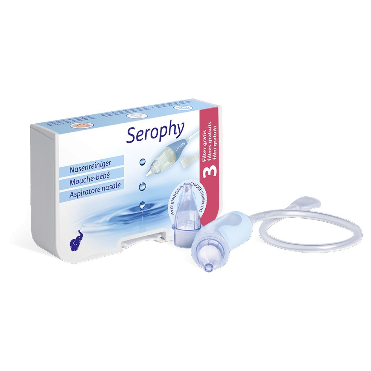 Serophy Nasenreiniger inklusive 3 Filter