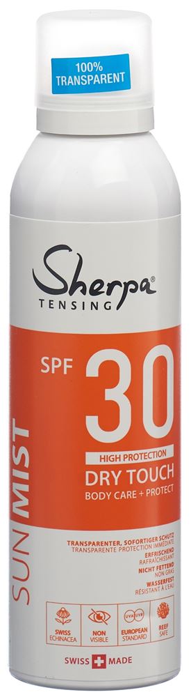 Sherpa Tensing Sprühnebel Invisible Spf30 200 ml