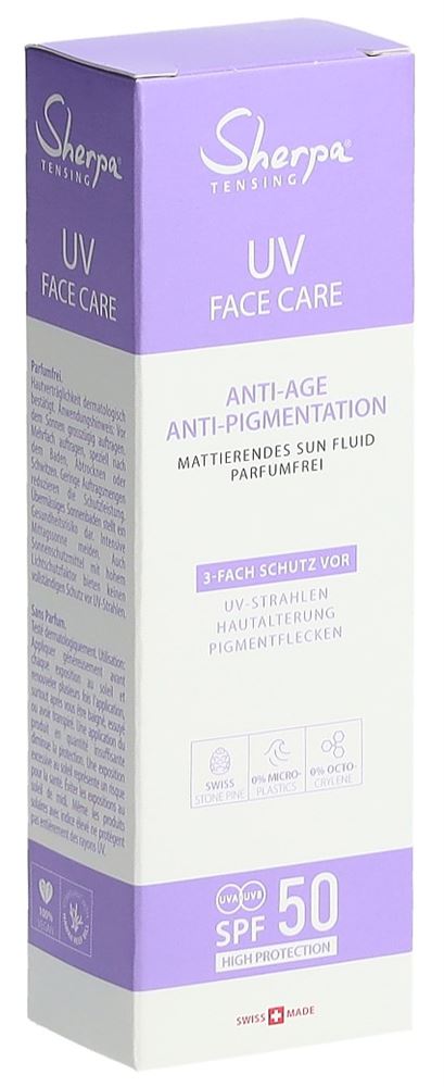 Sherpa Tensing Sun Fluid Spf50 Anti-Aging 50 ml