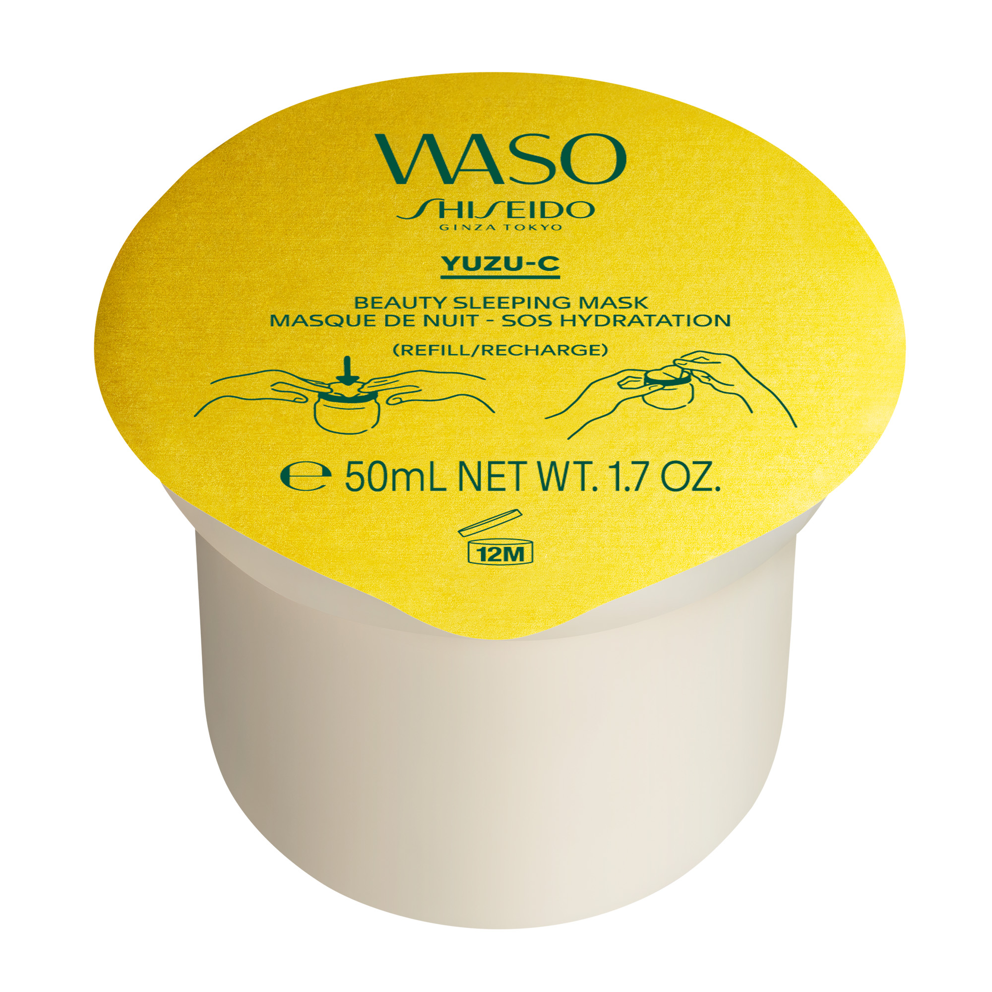 Shiseido Waso Yuzu Beauty Sleep Mask Refill 50 ml