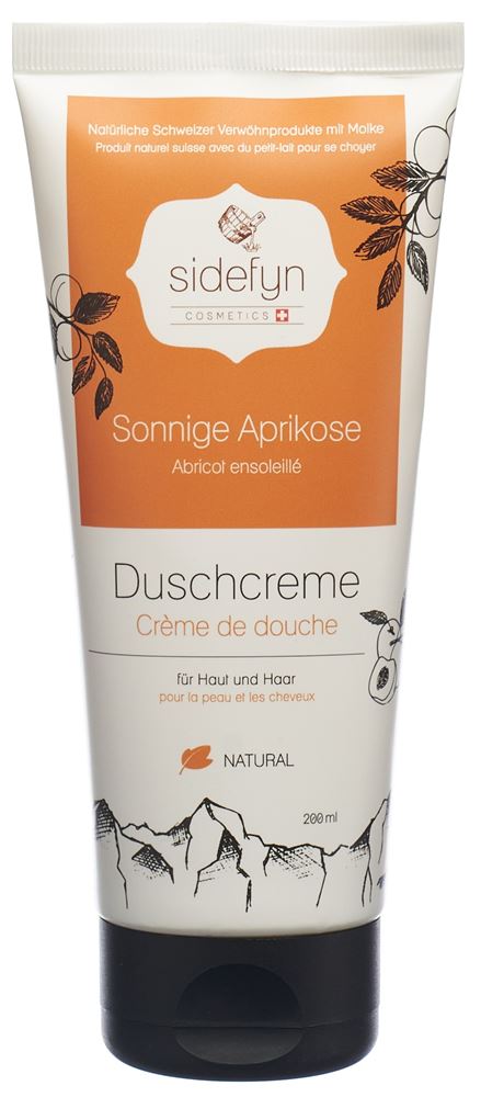 Sidefyn Duschcreme sonnige Aprikose Tb 200 ml