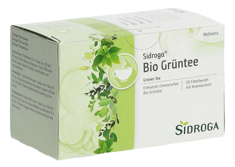 Sidroga Bio Grüntee Beutel 20 Stück