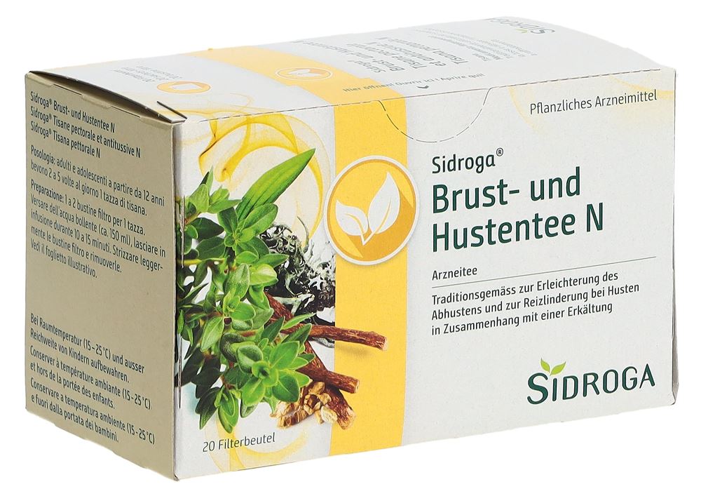 Sidroga Brust- und Hustentee N 20 Btl 2 g
