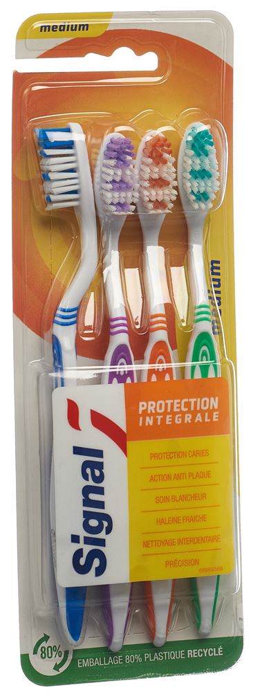 Signal Zahnbürste medium 4 Family 4 Stk