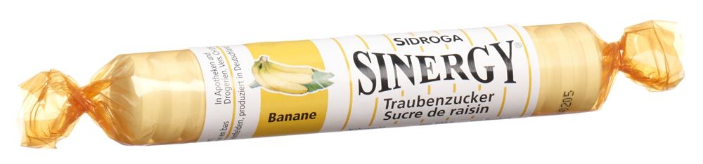 Sinergy Traubenzucker Banane Rolle 40 g