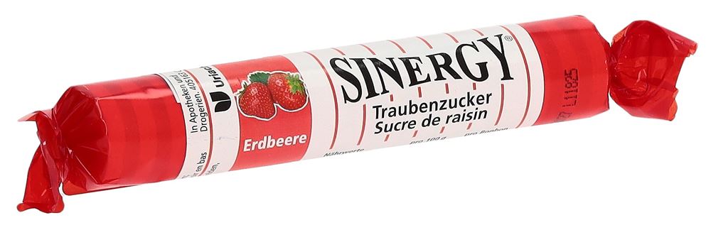 Sinergy Traubenzucker Erdbeere Rolle 40 g
