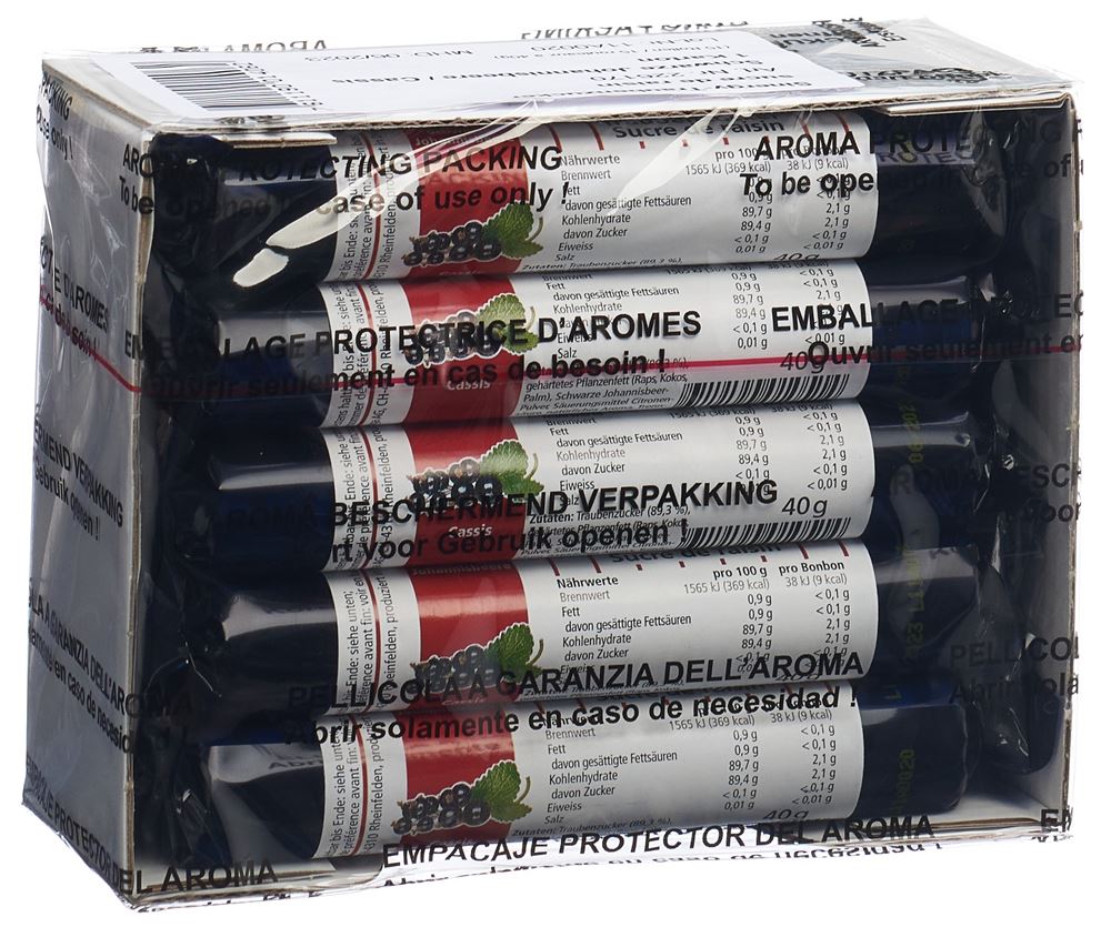 Sinergy Traubenzucker Johannisbeere schwarz 15 x 40 g