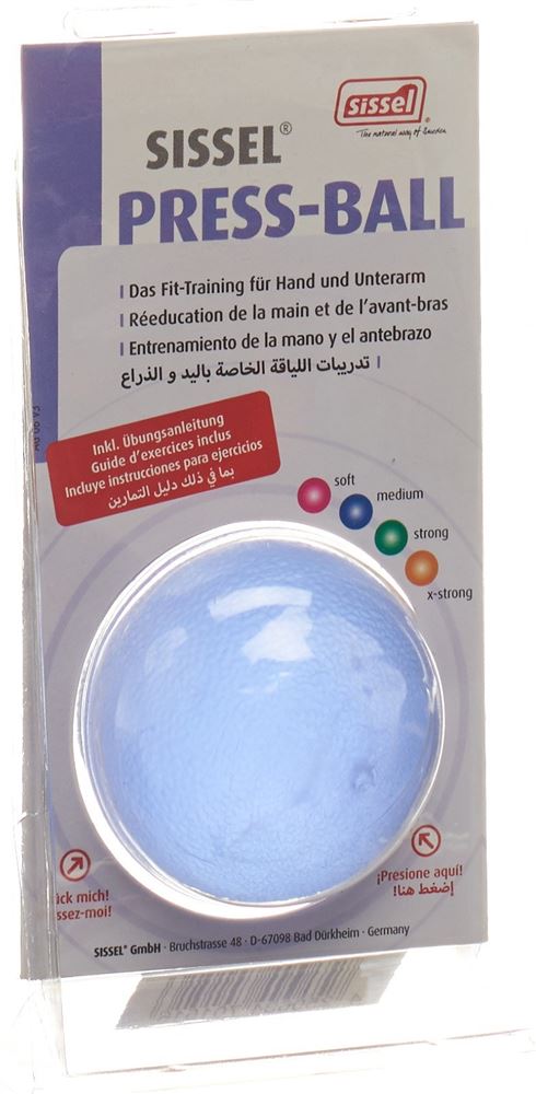 Sissel Press Ball medium blau