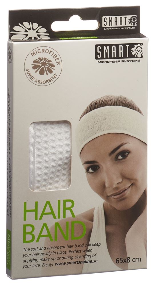 Smart Microfiber System Hair Band white