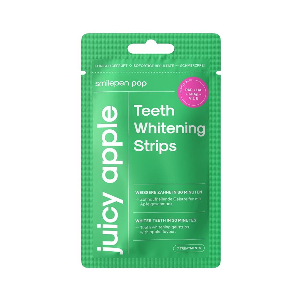 smilepen Pop Teeth Whitening Strips Juicy Apple 7 x 2 Stk
